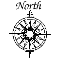 Compass points - Animated gif  6KB